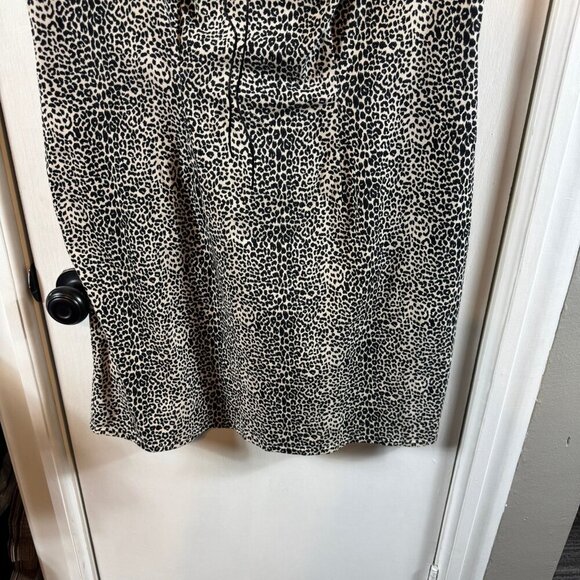 California Concepts leopard print cap sleeve mini dress.  Y2K retro. Size 14 - Picture 4 of 8
